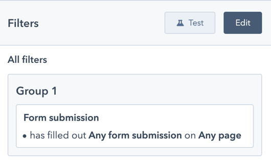 Form Submissions Segmentation HubSpot