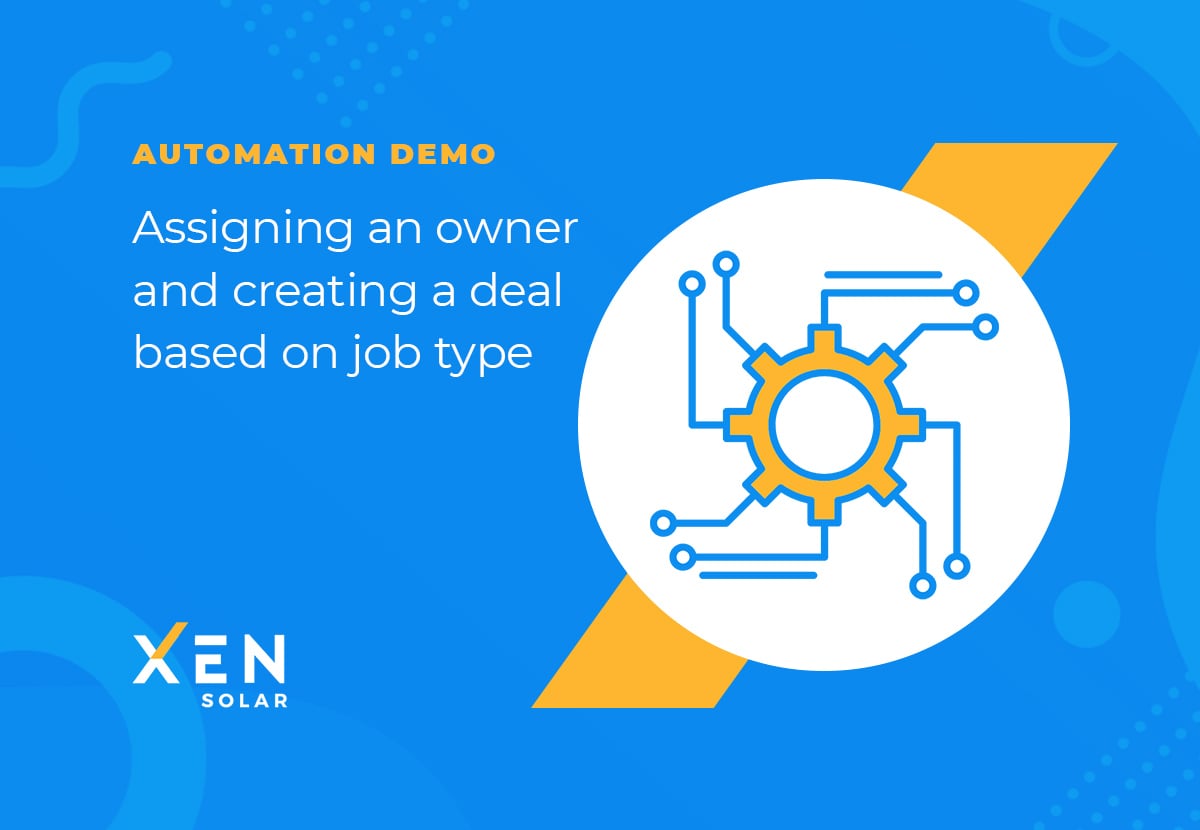 How to assign an owner and create a deal based on job type