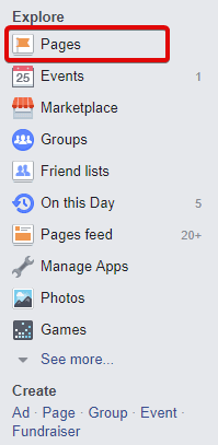 creating a facebook page