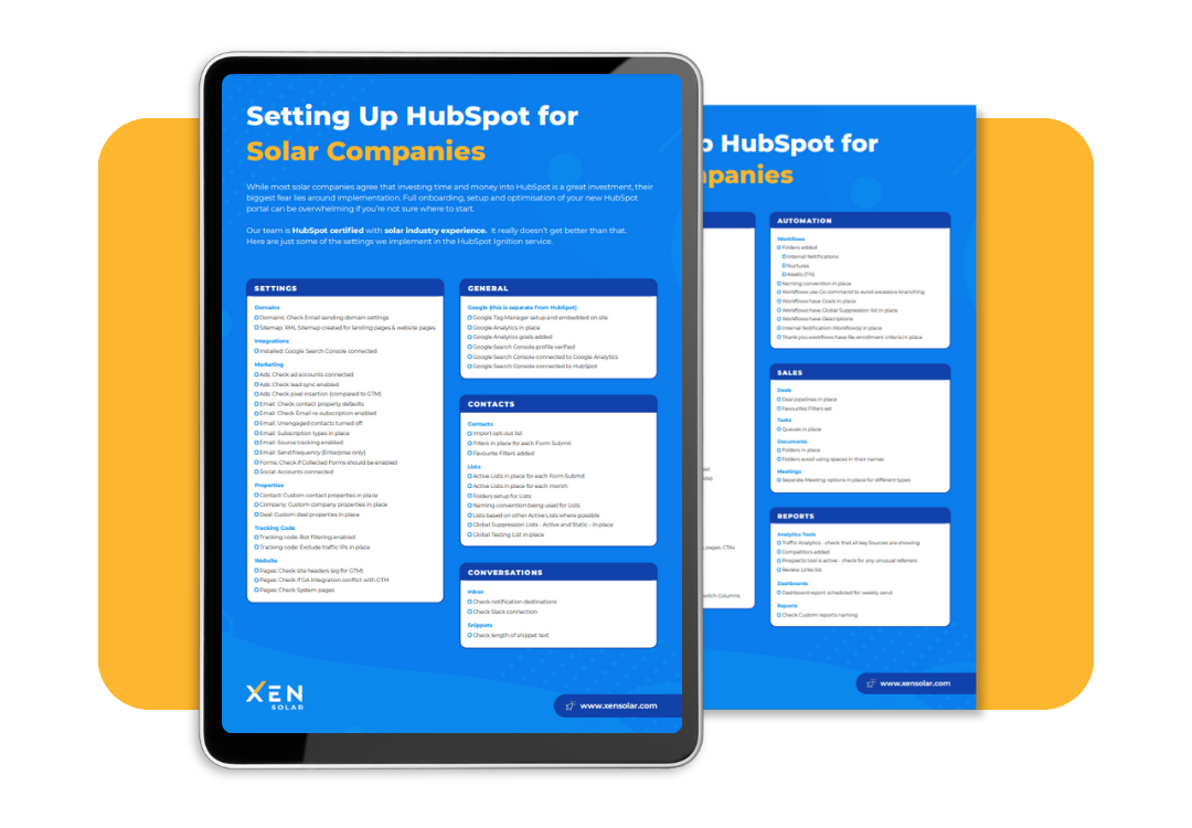 HubSpot Ignition Checklist